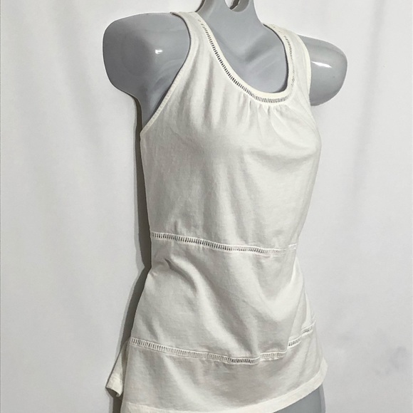 OLD NAVY white summer top sleeveless - Picture 7 of 10